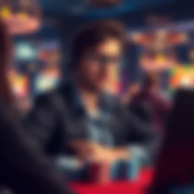 Customer Support in Online Poker Symbolizing customer support in online gaming