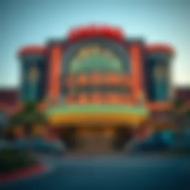 North Carolina Casino Exterior Exterior view of a prominent North Carolina casino