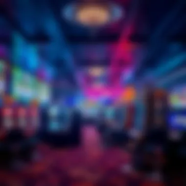 Casino Gaming Experience Interior gaming floor filled with slot machines and tables
