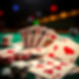 The essence of 3 Patti gameplay displayed through vibrant cards