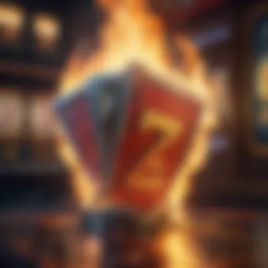 Symbols and Features of Flaming Sevens Detailed view of Flaming Sevens symbols and features