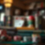 A collection of influential poker books