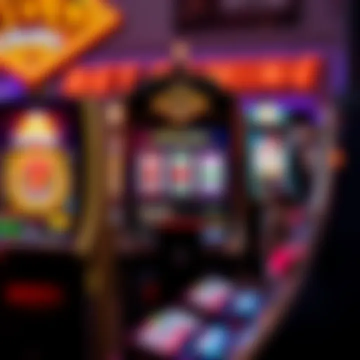 Modern slot machine with interactive technology