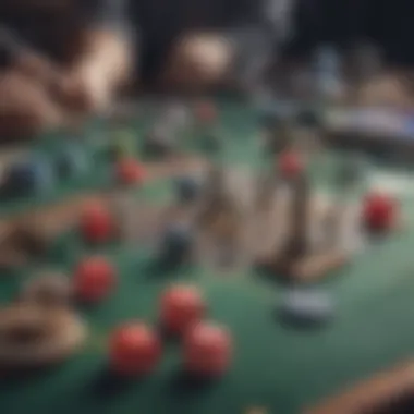 Strategy in Gaming A strategic game board illustrating tactics and strategies for winning.