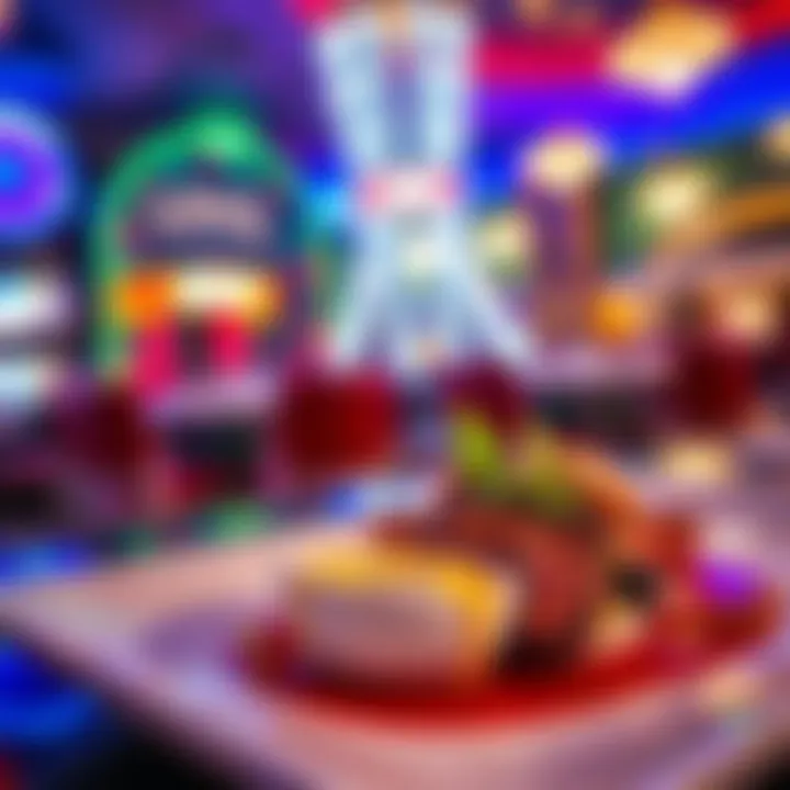 Culinary Experience at LINQ Casino A beautifully presented dish from one of the top dining establishments within the casino.