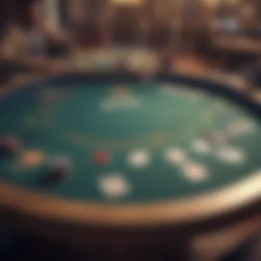 Strategic Poker Table Layout A strategic layout of a poker table