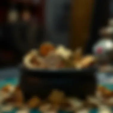 Symbolic Lucky Charms in Pot of Gold Symbolism of lucky charms in Pot of Gold.