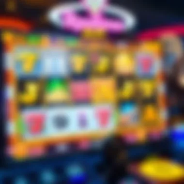 Online Slot Game Interface Screenshot of an online slot game interface