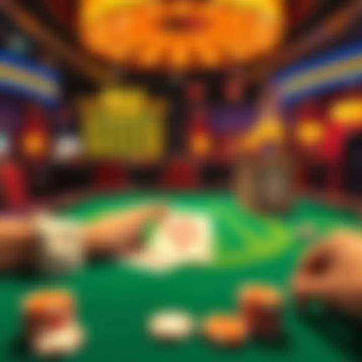 A virtual casino interface showcasing pai gow