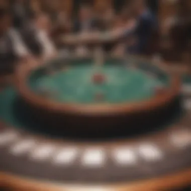 Elegant Layout of Foxwoods Table Games An elegant layout of various table games at Foxwoods Casino