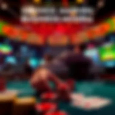 An infographic illustrating the business models of online gambling