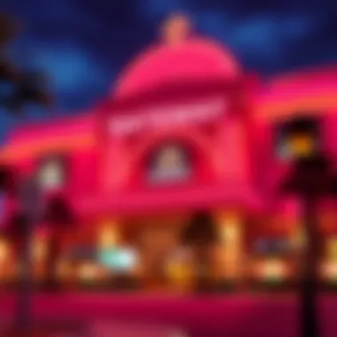 Gateway Casino Illuminated at Night Gateway Casino exterior at night showcasing vibrant lights