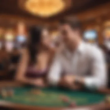 Engagement in Heart of Vegas Gameplay Engaged players enjoying Heart of Vegas slots