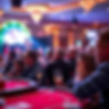 Guests enjoying entertainment show at the resort
