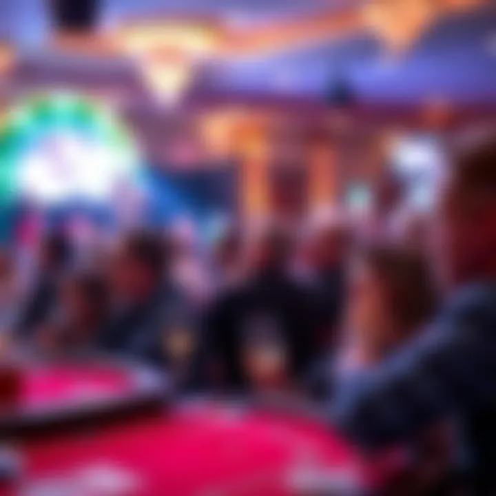 Guests enjoying entertainment show at the resort