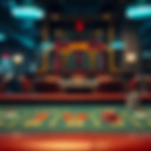 Diverse Betting Options in Craps Craps table with various betting options displayed