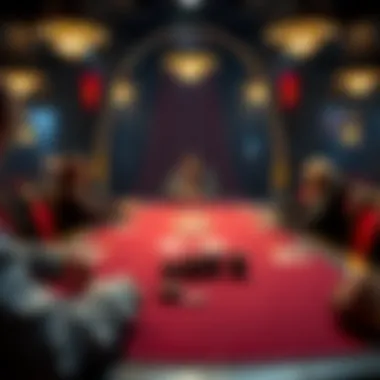 Strategic Poker Table Setup Strategic poker table setup highlighting key elements of gameplay