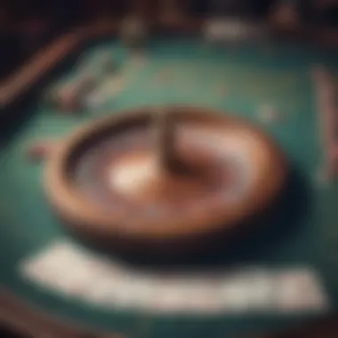 Sophisticated Casino Table A sophisticated casino table showcasing various betting options