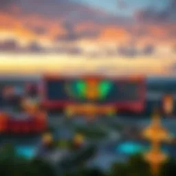 Panoramic view of Mohegan Sun Connecticut