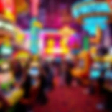 The Thrill of Las Vegas Casinos A vibrant Las Vegas casino floor bustling with activity