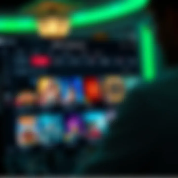 Exploring the PokerStars Game Selection A detailed view of the PokerStars platform interface showcasing game selection