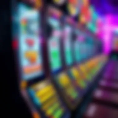 Cutting-Edge Technology in Slot Machines Close-up of a modern slot machine display