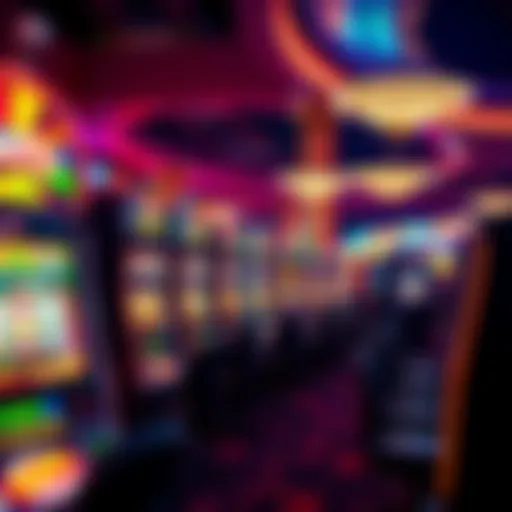 Experience the Excitement of Las Vegas Slot Machines Vibrant slot machine area in a Las Vegas casino