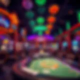 Vibrant environment inside Oneida Turning Stone Casino