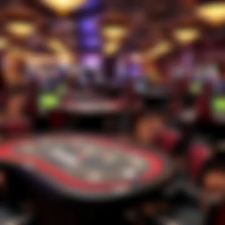 Unique gaming tables showcasing a variety of betting options