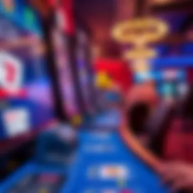 Interface of Party Poker Online Casino Overview of Party Poker's online casino interface in New Jersey