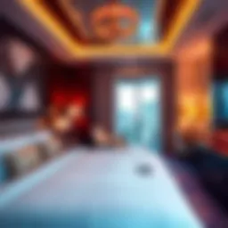 Luxurious suite at Rio Suites and Casino showcasing modern design