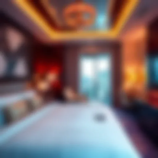 Luxurious suite at Rio Suites and Casino showcasing modern design