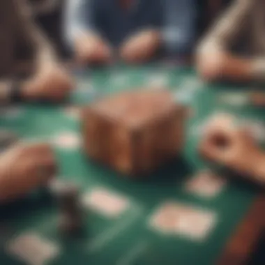 Multiplayer Rummy Gameplay An engaging multiplayer Rummy game in progress
