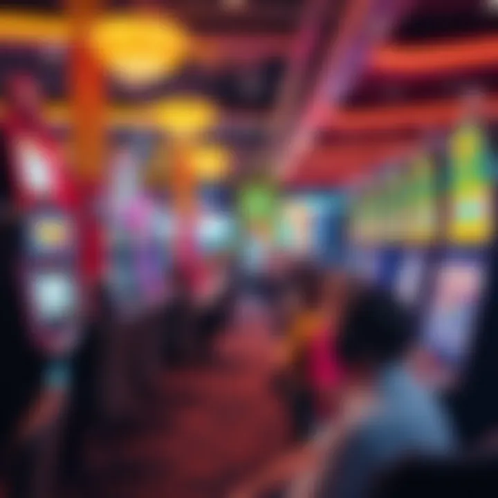 The Social Aspect of Slots in Betting Culture A vibrant casino environment filled with players engaged in slot gaming.