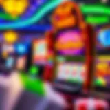 A vibrant depiction of Slot Vegas Casino's interface displaying various slot games