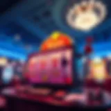 Conceptual illustration of online slot mechanics