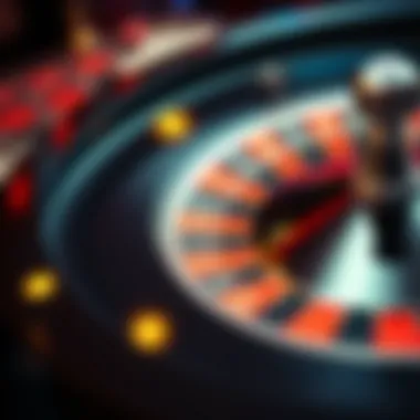 The Beauty of the Roulette Wheel A roulette wheel with vibrant colors and spinning ball