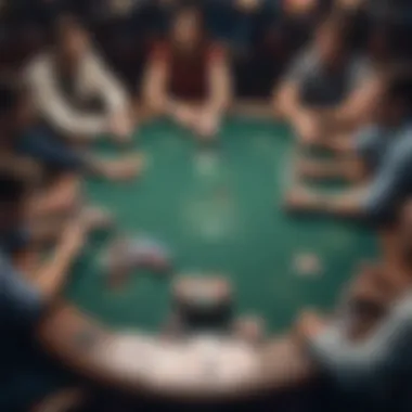 Exploring Position Play An illustration of different player positions at a poker table