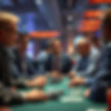 Group discussion among stakeholders about poker laws