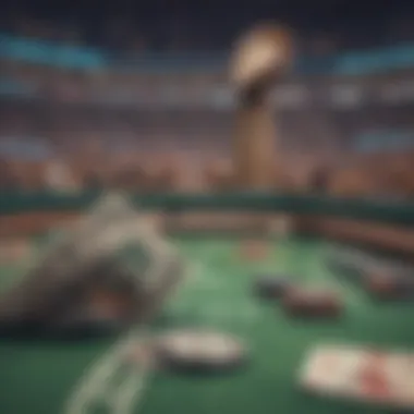 Betting Landscape During the Super Bowl Graphic depicting the betting landscape during the Super Bowl.
