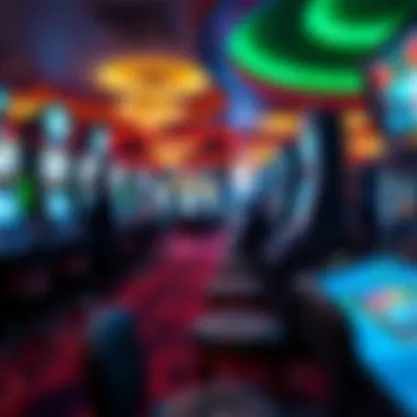 Luxurious gaming area featuring innovative technology