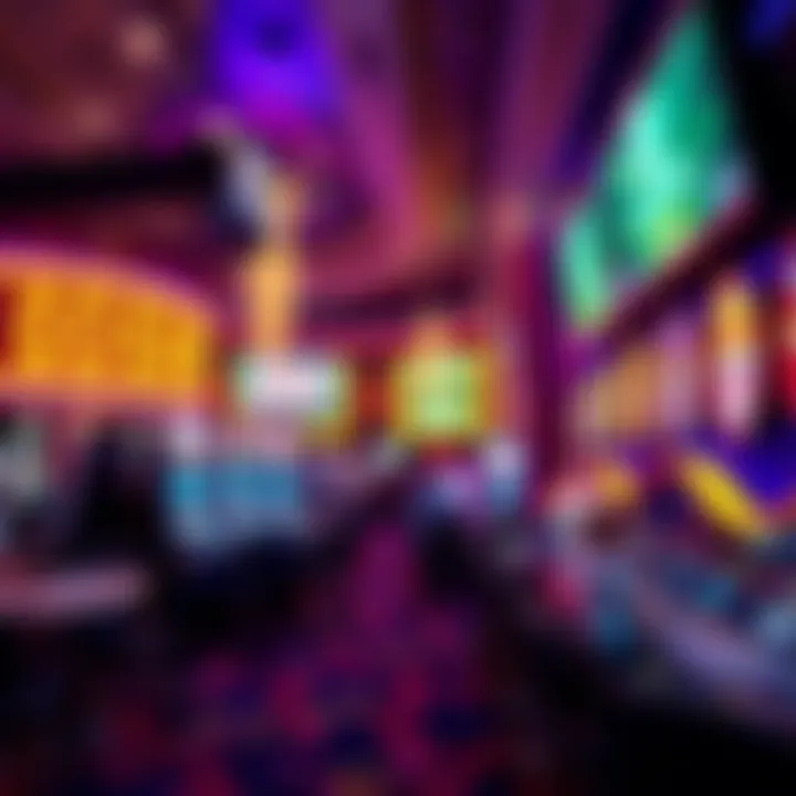 Vibrant nightlife scene with entertainment options