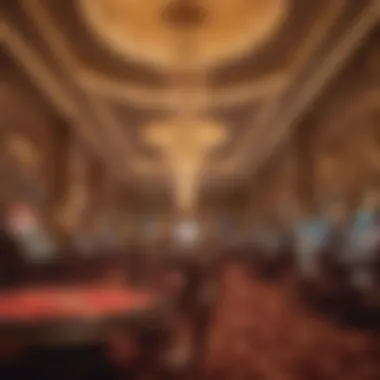 Opulence in Casino Design Luxurious casino interior showcasing opulent decor