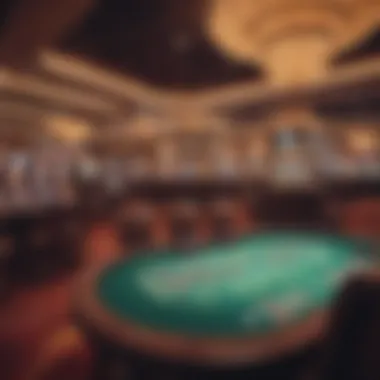 The Excitement of Gaming A vibrant casino floor filled with gaming tables and slot machines