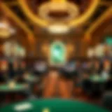 Luxurious casino interior showcasing membership benefits
