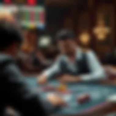 Strategic Gameplay in Virtual Craps Player strategizing in a virtual craps game