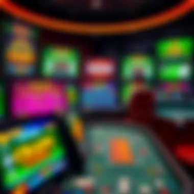 Diverse Versions of Craps Games Variety of craps game versions displayed on screens