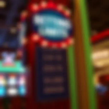 Understanding Betting Limits: Casino Signage Casino signage indicating betting limits