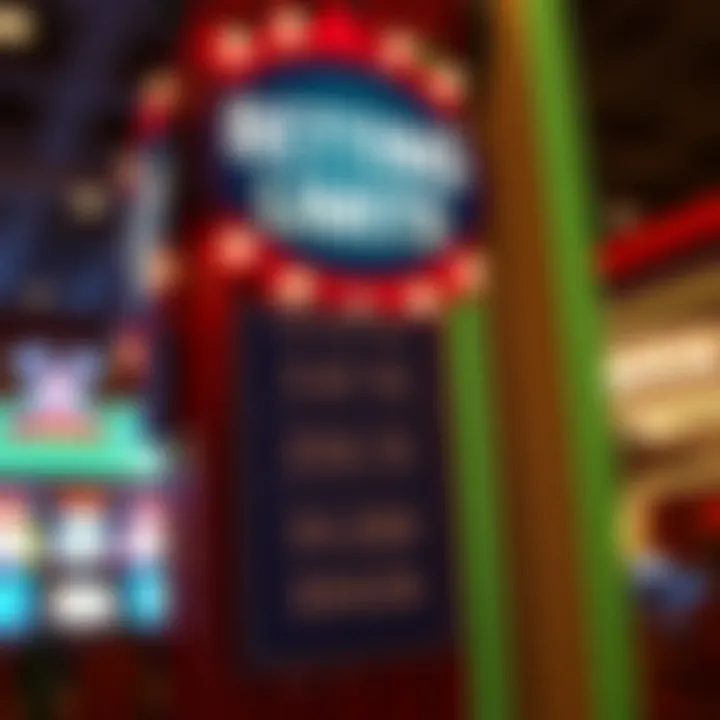 Understanding Betting Limits: Casino Signage Casino signage indicating betting limits