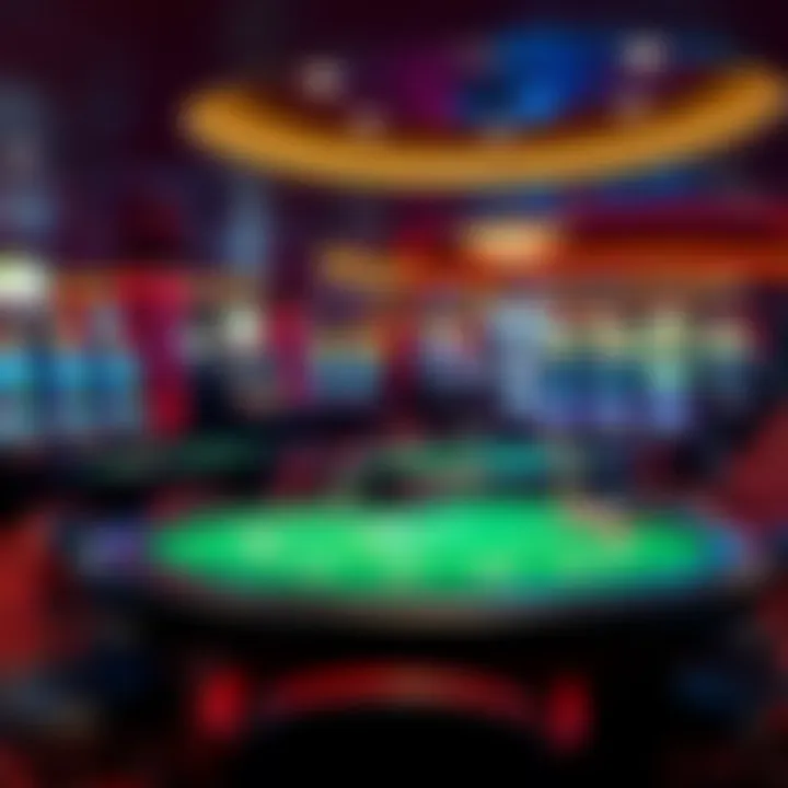 Gaming Floor Overview at Rivers Casino Rivers Casino gaming floor with tables